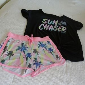 Justice Girls Matching set size 14/16 plus